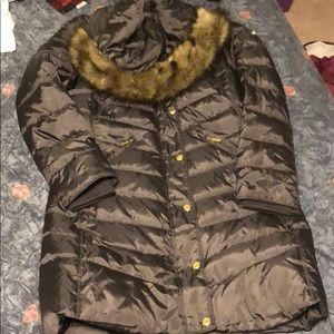Michael Kors fur hood puffer